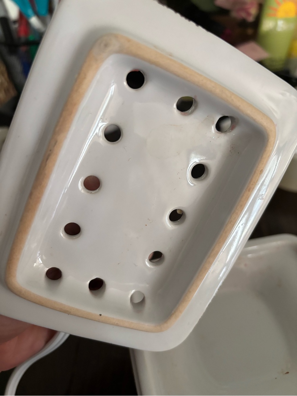 Scentsy Gather Together Element Wax Warmer Farmhouse Rustic Ceramic Retired - Picture 8 of 8